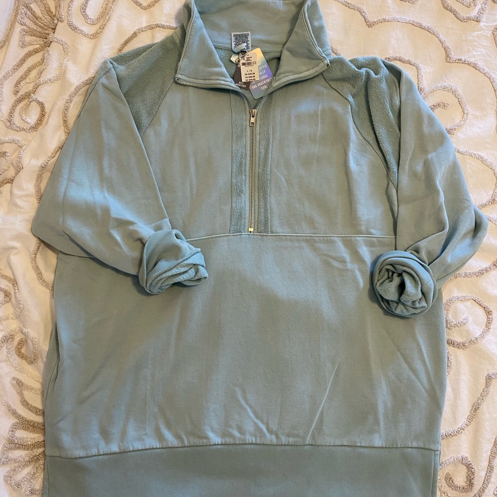 PINK Victoria’s Secret Fleece-Lined Quarter Zip